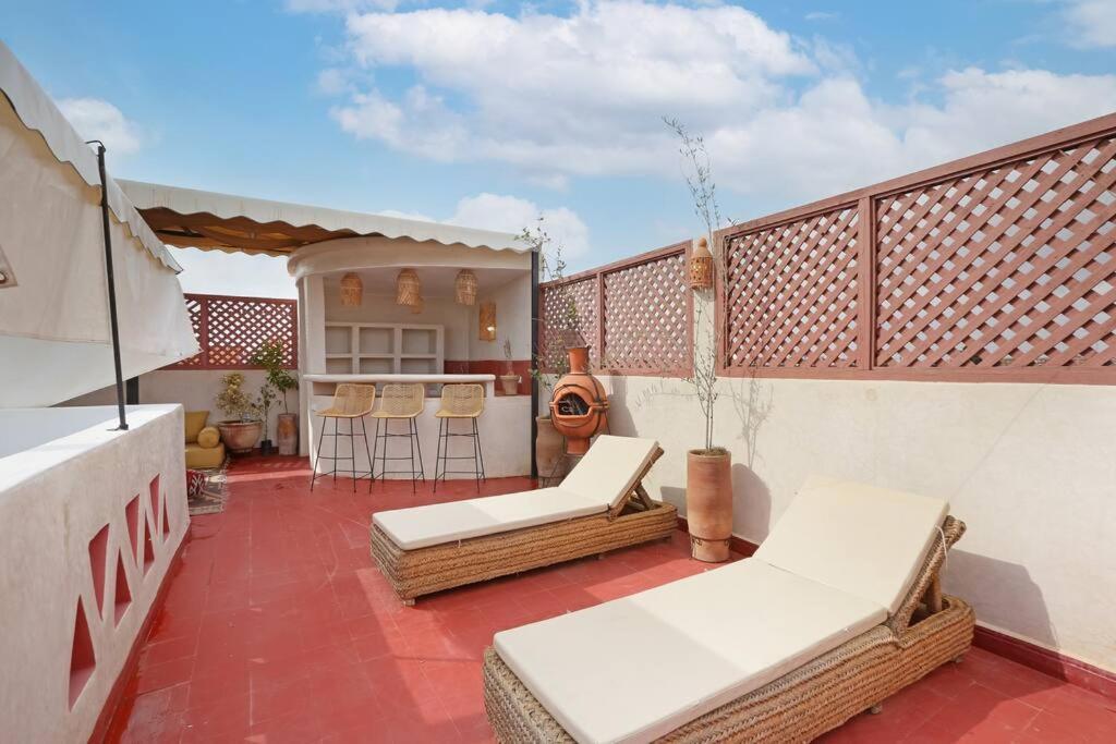 Riad El Khir En Centre Ville Rooftop Et Bassin Marrakesh Exterior photo
